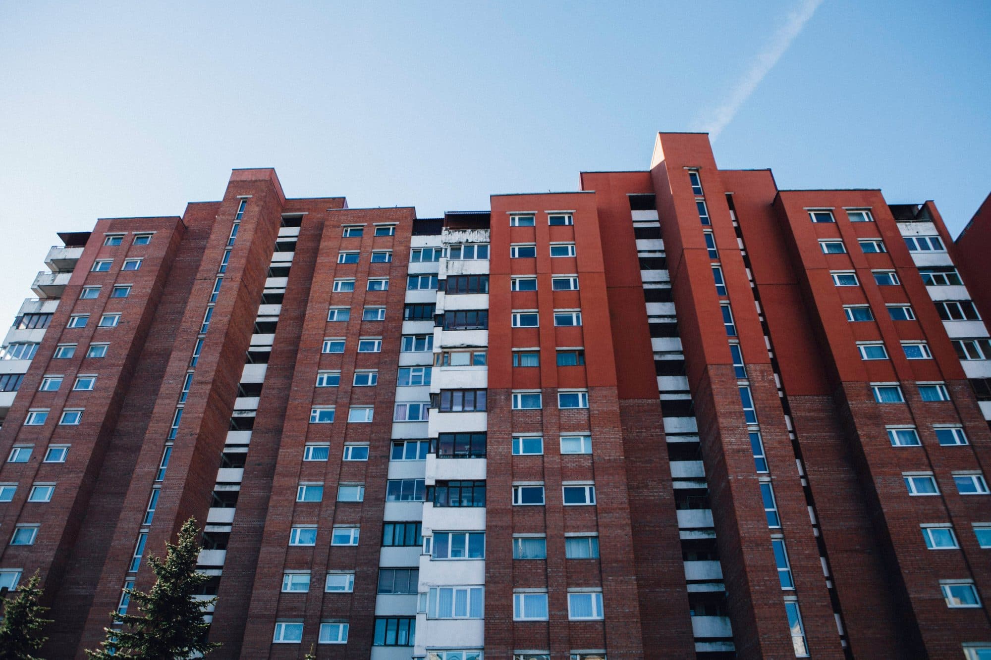 A Soviet-era apartment block in Tallinn